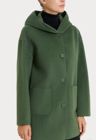 Giaccone con Cappuccio "DQ61KU" Ragno col. BRONZE GREEN tg. 40-42-44-46